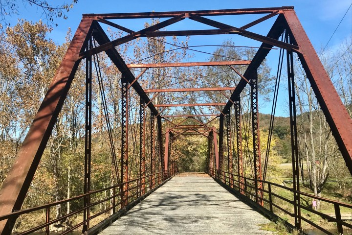 a close up of a bridge